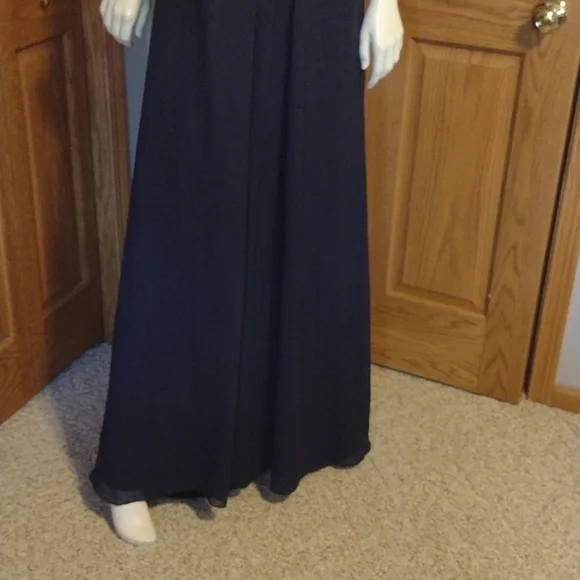 Navy Bridesmaid or Prom Dress - Picture 3 of 7